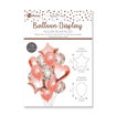 Picture of BALLOON BUNCH ROSE GOLD 14 BALLOONS